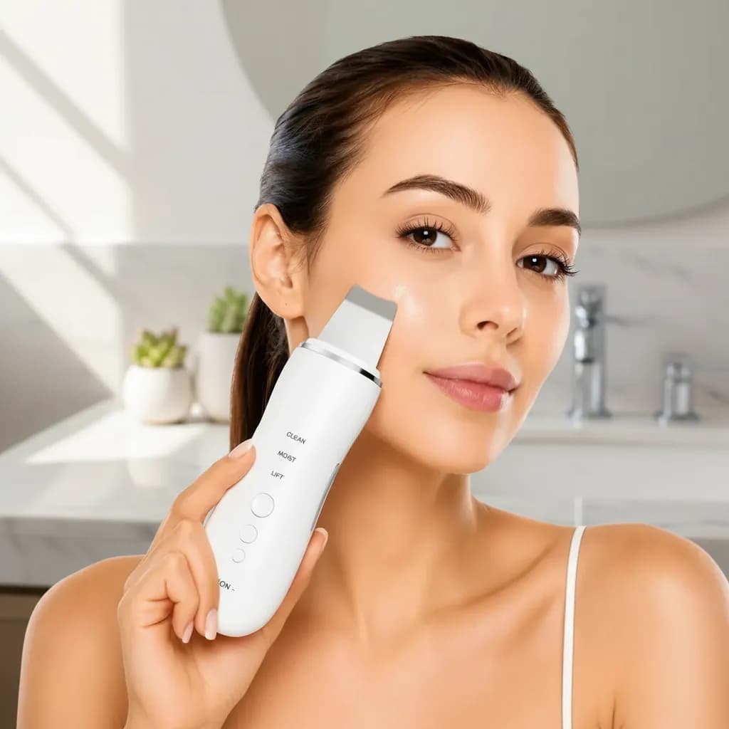 Peeling Limpeza Facial Verrugas Cravos Detox Portátil Caneta Branco