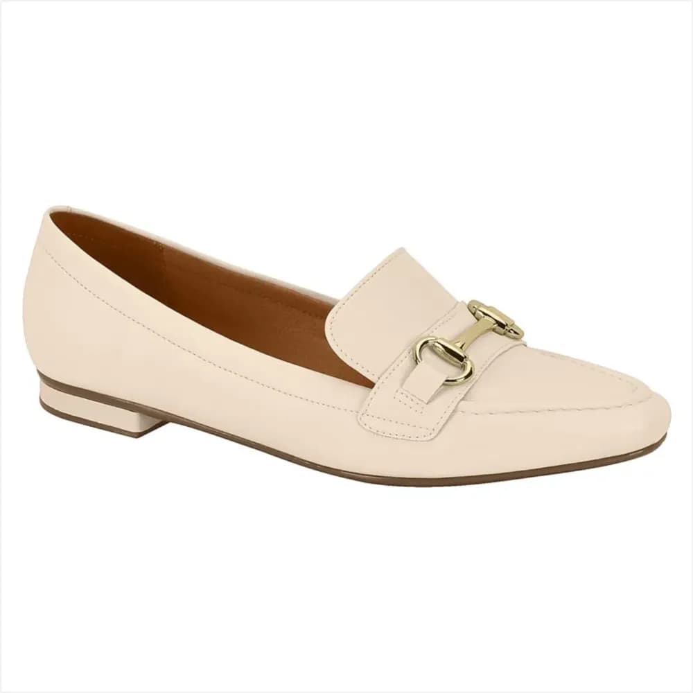 Sapato Mocassim Vizzano Feminino Social Pelica Conforto