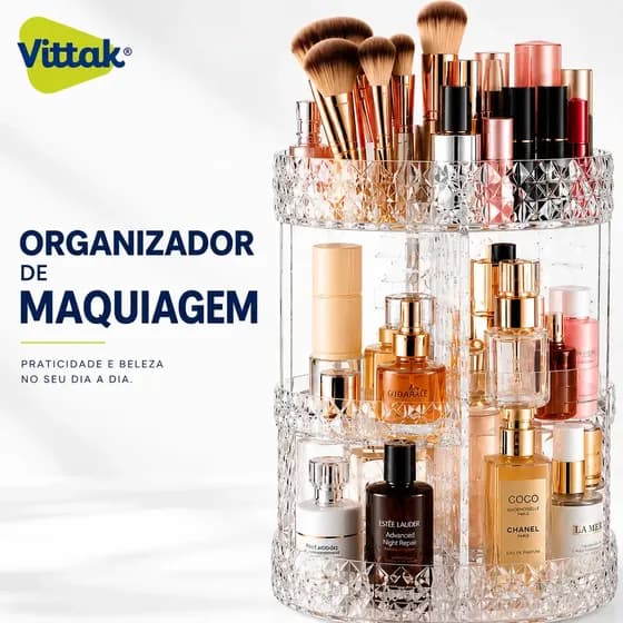 Organizador giratório Vittak para maquiagem